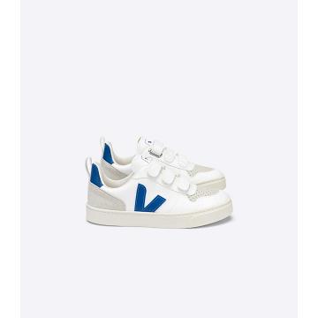 Veja V-10 CWL Schoenen Kinderen Wit Indigo | BE 776JPQ